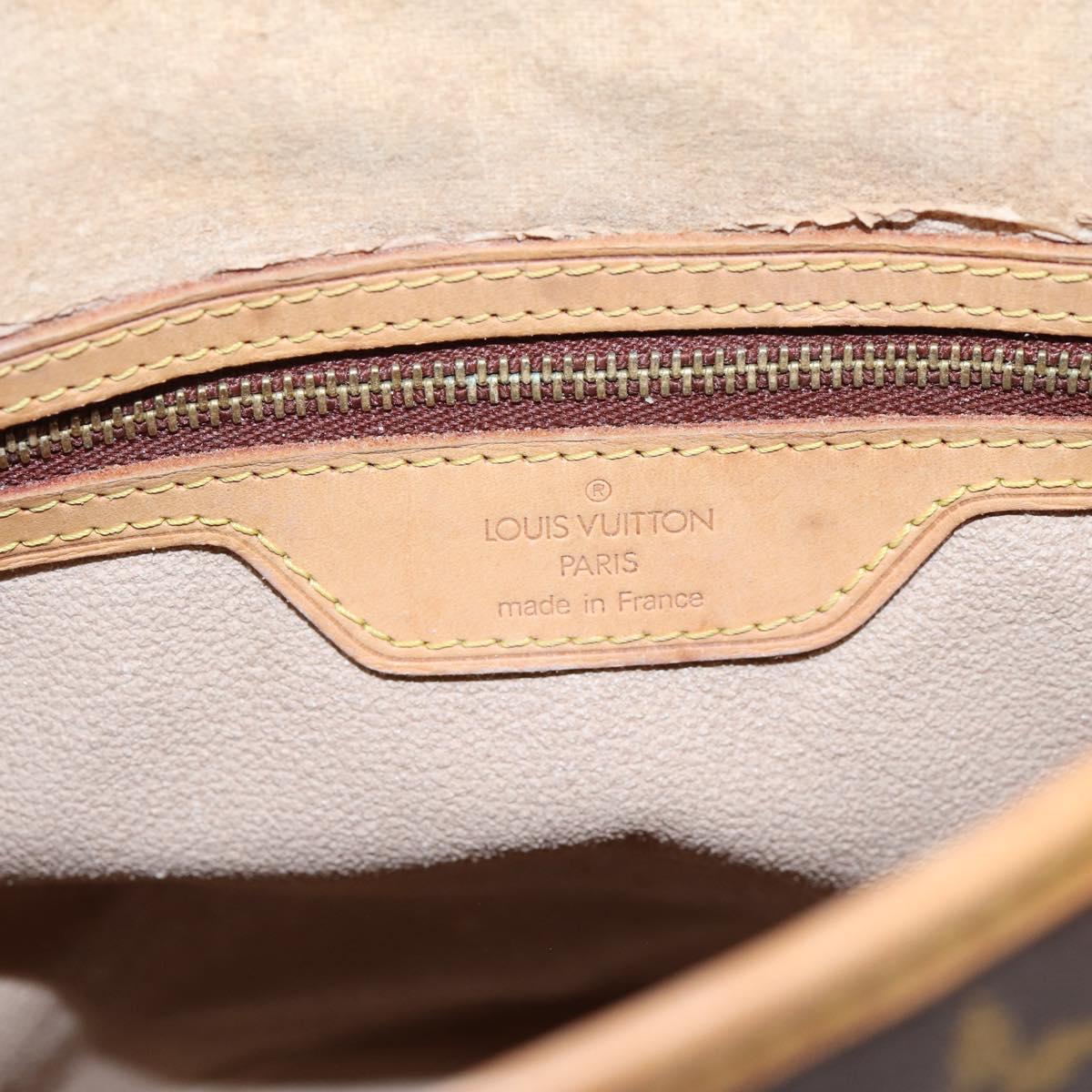 LOUIS VUITTON Monogram Bucket PM Shoulder Bag M42238 LV Auth ka6150