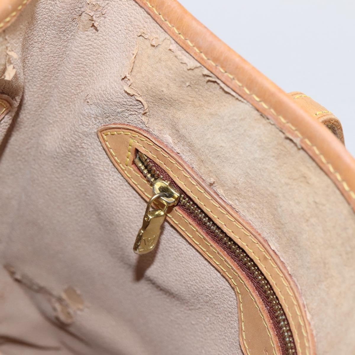 LOUIS VUITTON Monogram Bucket PM Shoulder Bag M42238 LV Auth ka6150