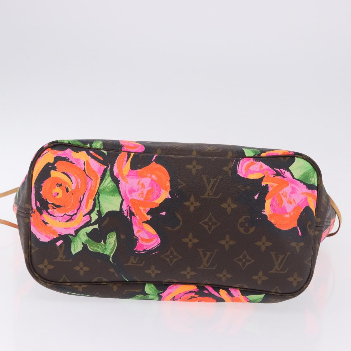 LOUIS VUITTON Monogram Rose Neverfull MM Tote Bag M48613 LV Auth ka6154V