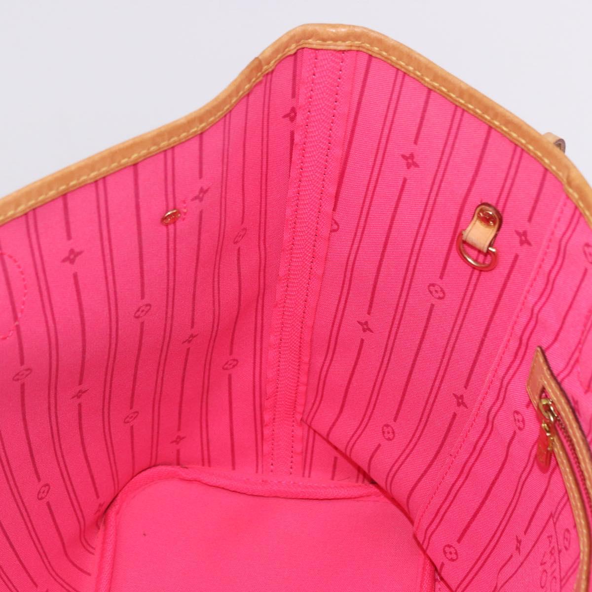 LOUIS VUITTON Monogram Rose Neverfull MM Tote Bag M48613 LV Auth ka6154V