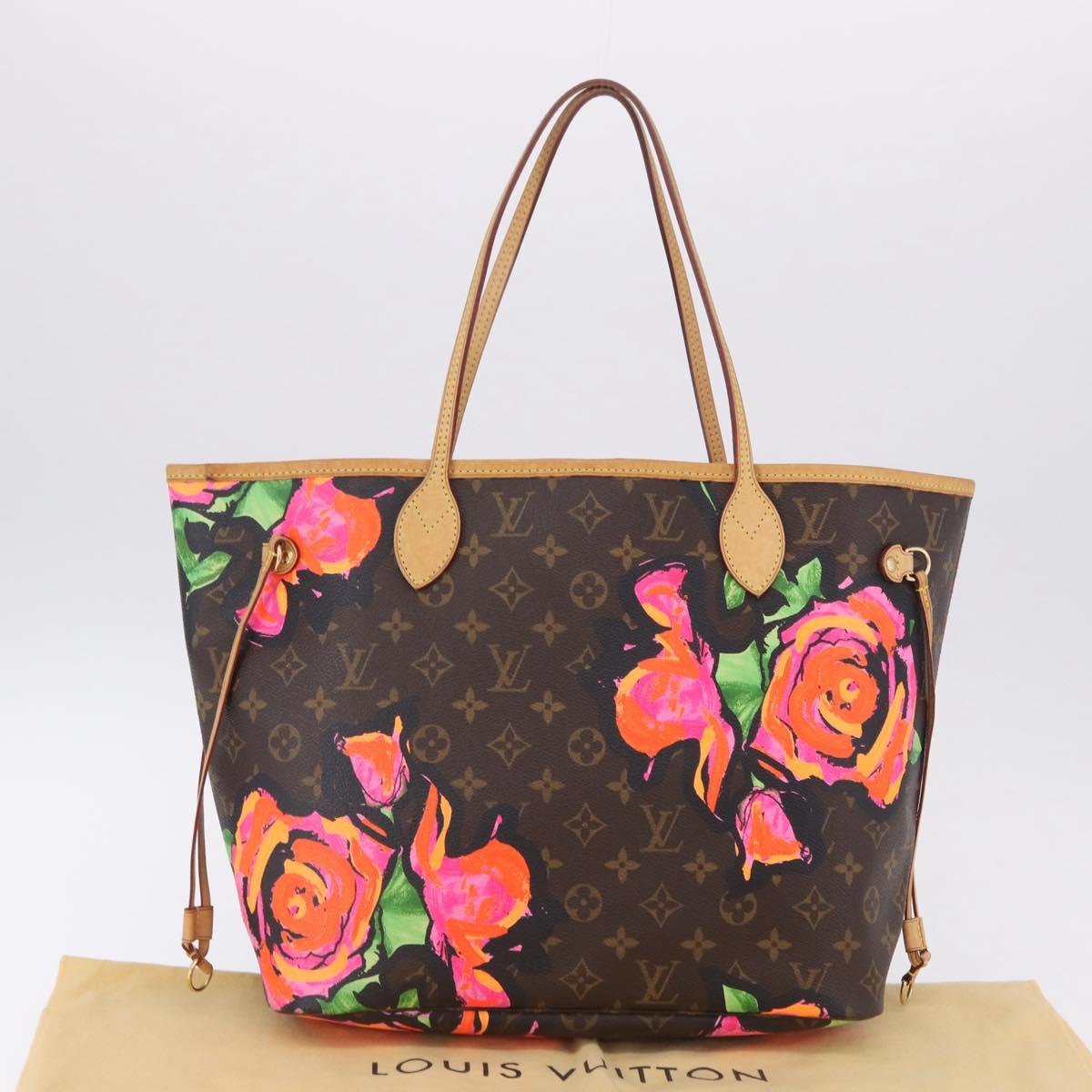 LOUIS VUITTON Monogram Rose Neverfull MM Tote Bag M48613 LV Auth ka6154V