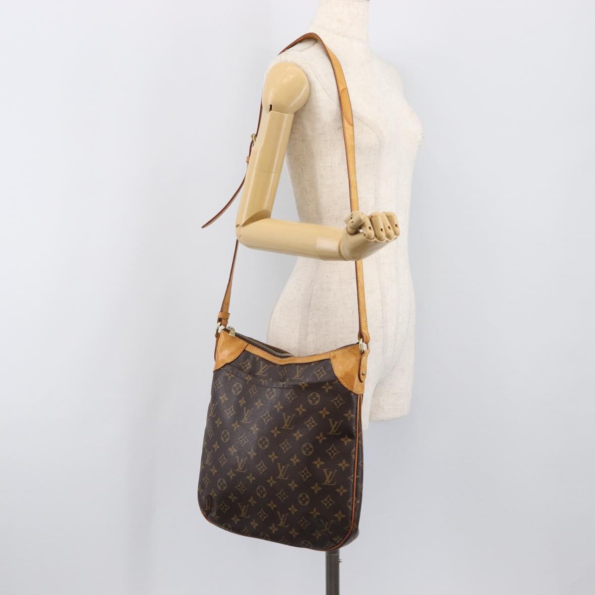 LOUIS VUITTON Monogram Odeon PM Shoulder Bag M56390 LV Auth ka6155