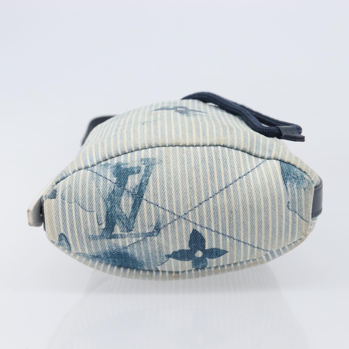 LOUIS VUITTON Monogram Watercolor Sac Malang Messenger Navy M57830 Auth ka6157A