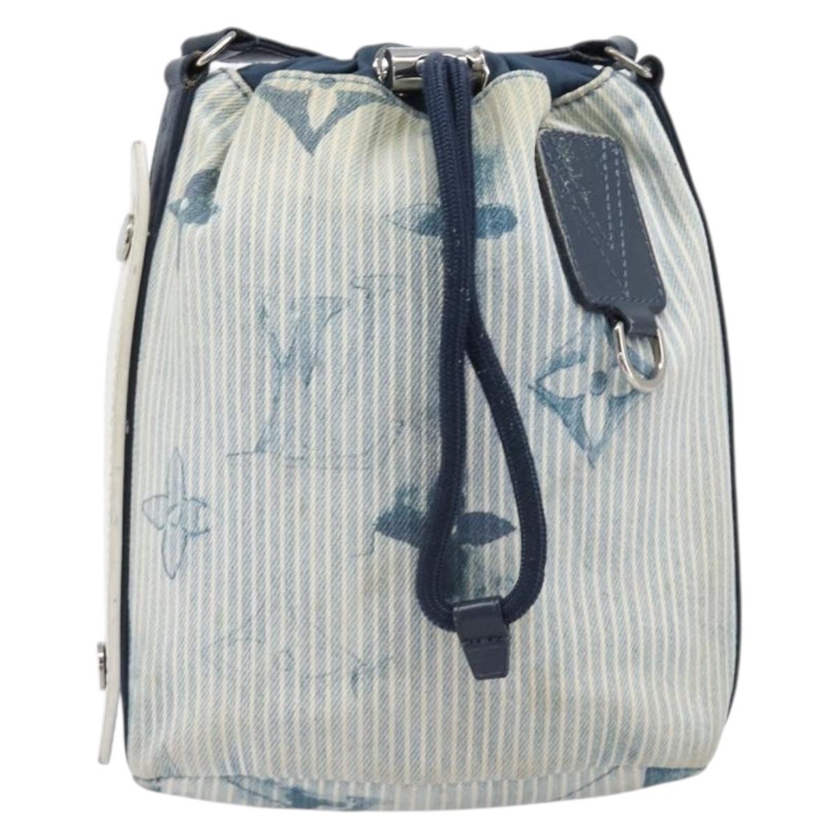 LOUIS VUITTON Monogram Watercolor Sac Malang Messenger Navy M57830 Auth ka6157A