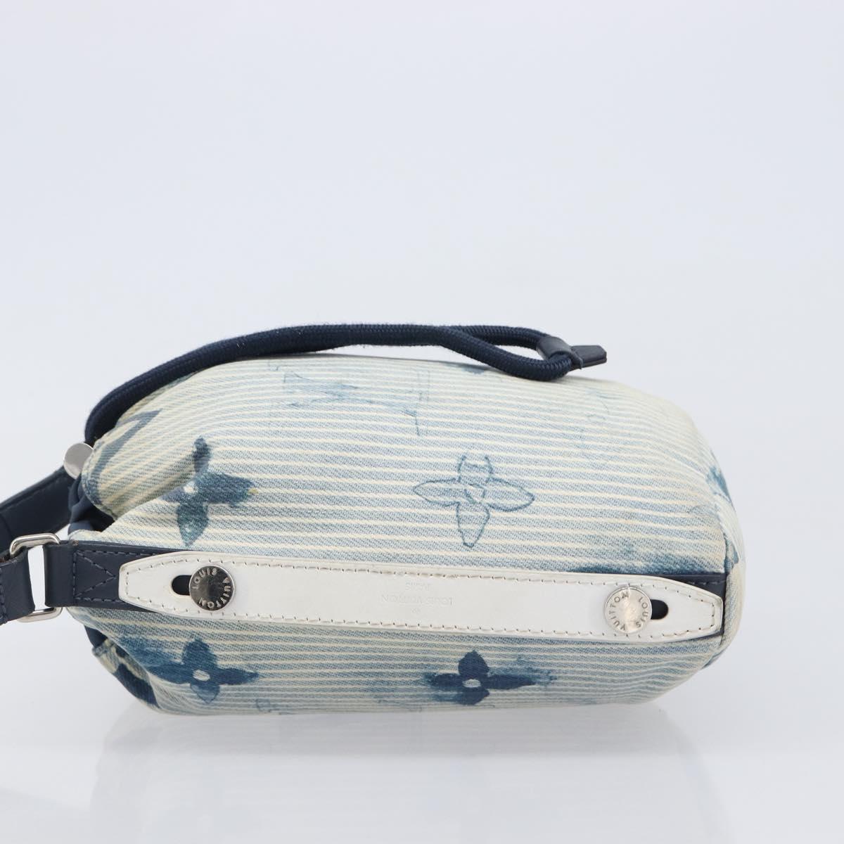 LOUIS VUITTON Monogram Watercolor Sac Malang Messenger Navy M57830 Auth ka6157A