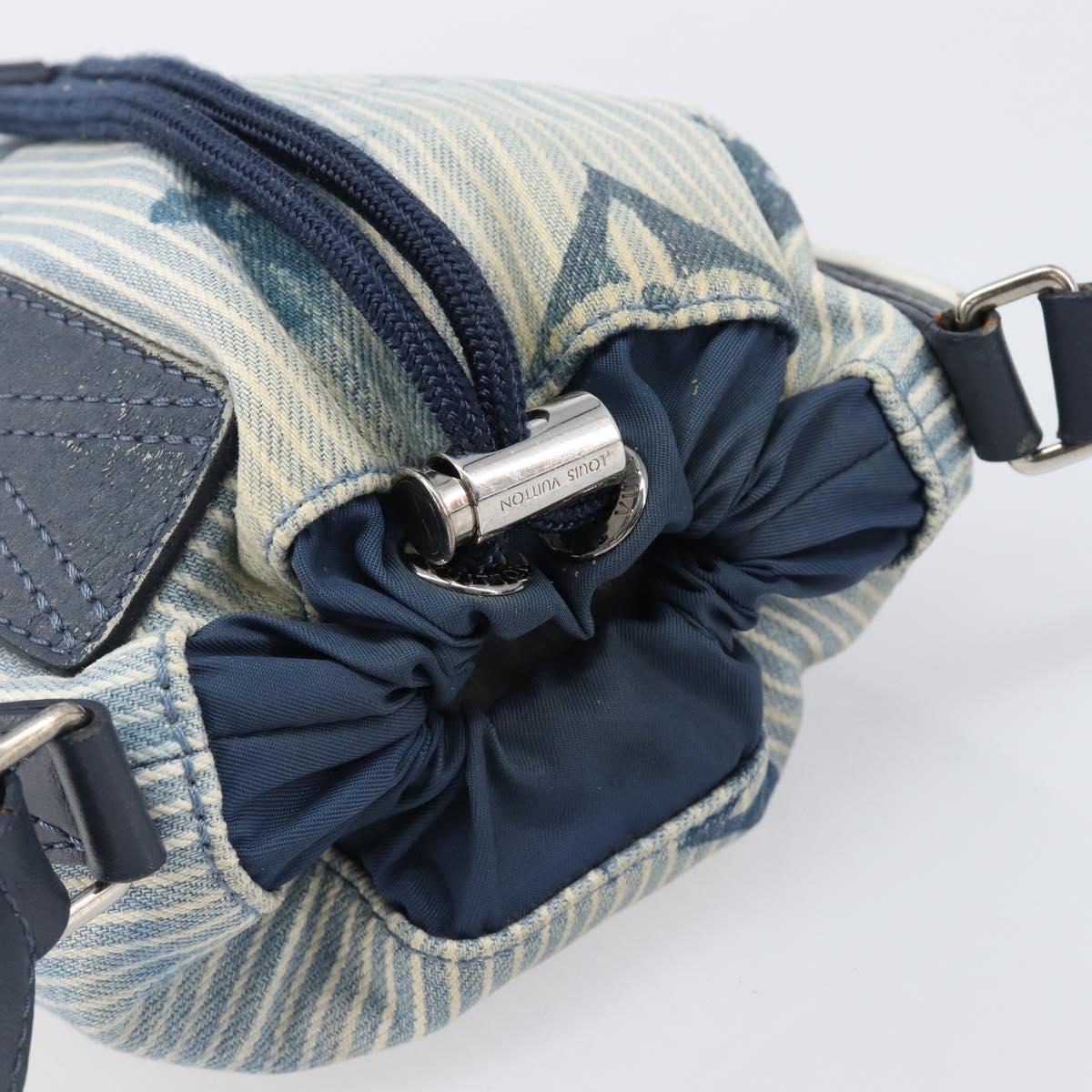 LOUIS VUITTON Monogram Watercolor Sac Malang Messenger Navy M57830 Auth ka6157A