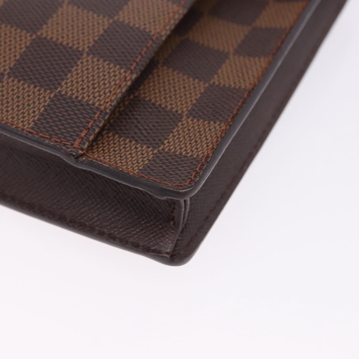LOUIS VUITTON Damier Ebene Pimlico Shoulder Bag N45272 LV Auth ka6158