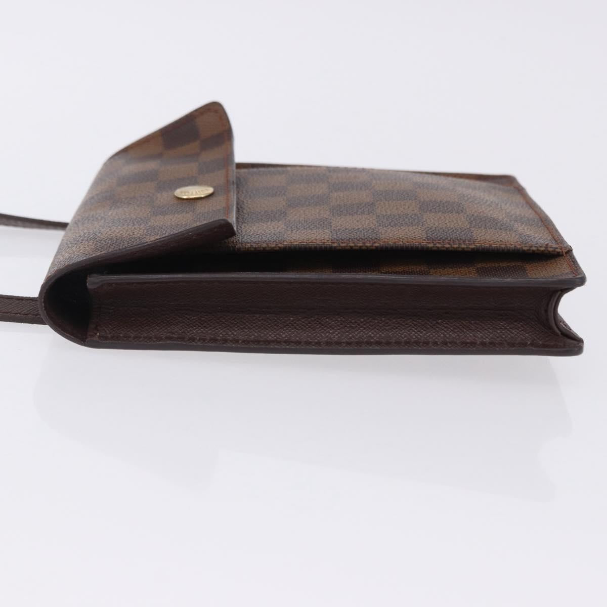 LOUIS VUITTON Damier Ebene Pimlico Shoulder Bag N45272 LV Auth ka6158