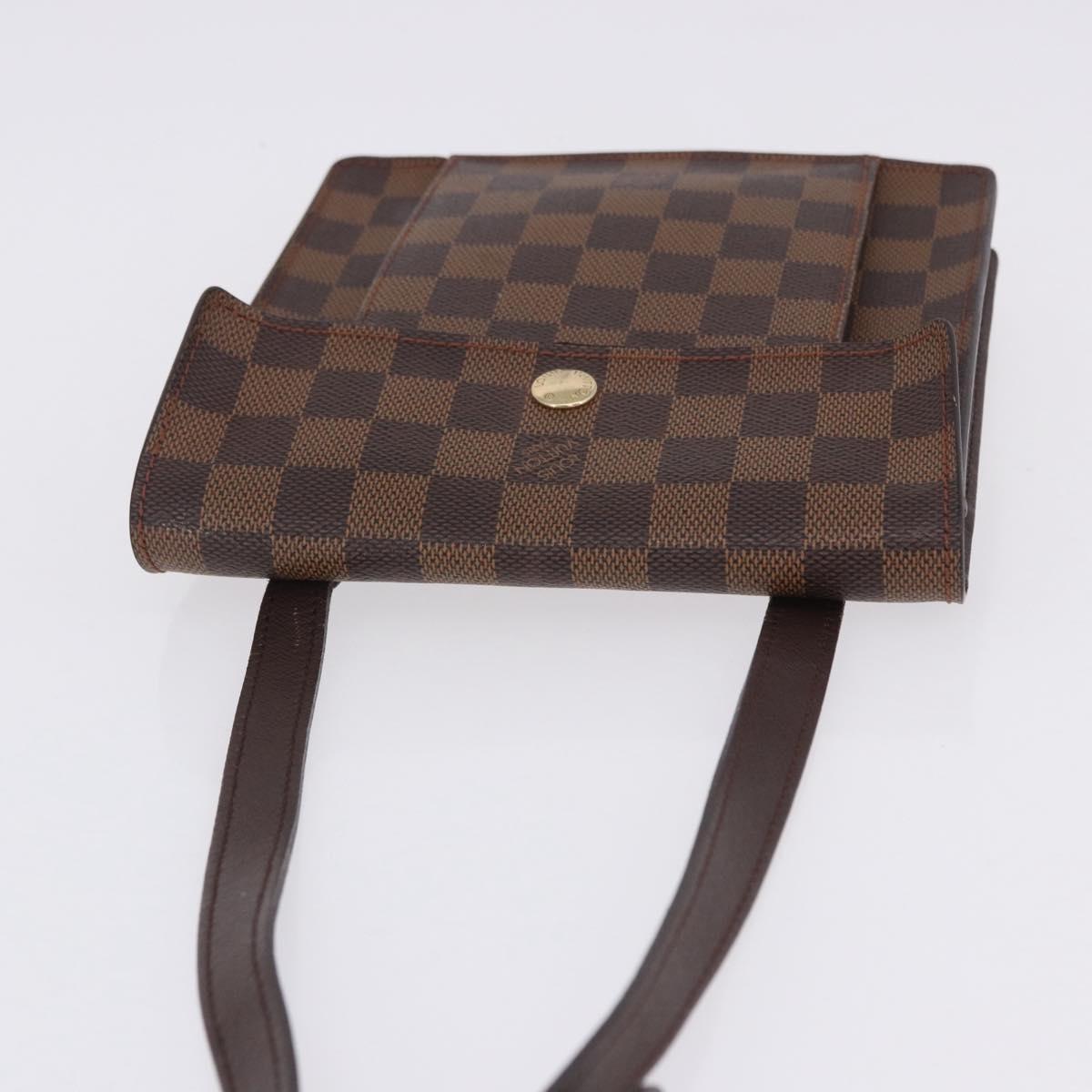 LOUIS VUITTON Damier Ebene Pimlico Shoulder Bag N45272 LV Auth ka6158