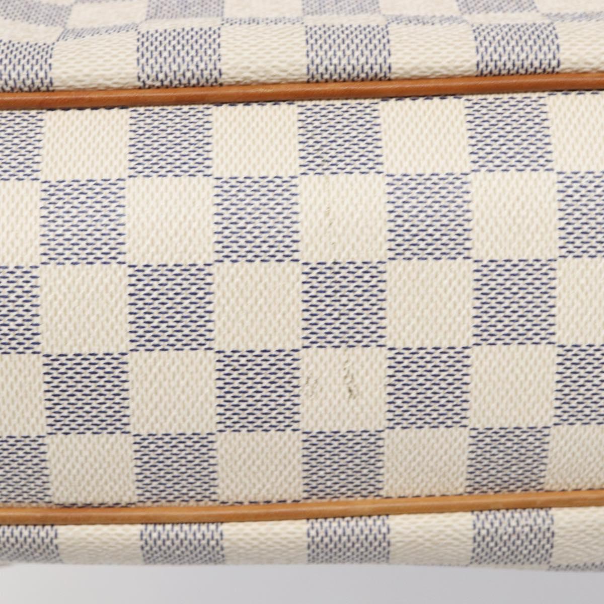 LOUIS VUITTON Damier Azur Siracusa PM Shoulder Bag N41113 LV Auth ka6159A