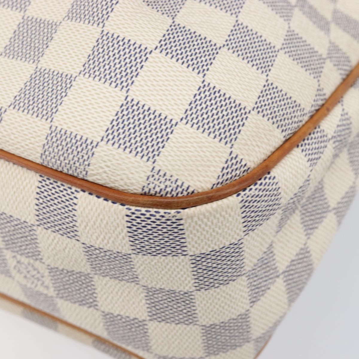 LOUIS VUITTON Damier Azur Siracusa PM Shoulder Bag N41113 LV Auth ka6159A