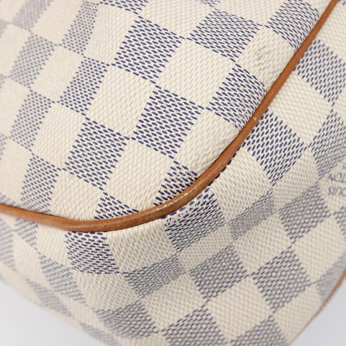 LOUIS VUITTON Damier Azur Siracusa PM Shoulder Bag N41113 LV Auth ka6159A