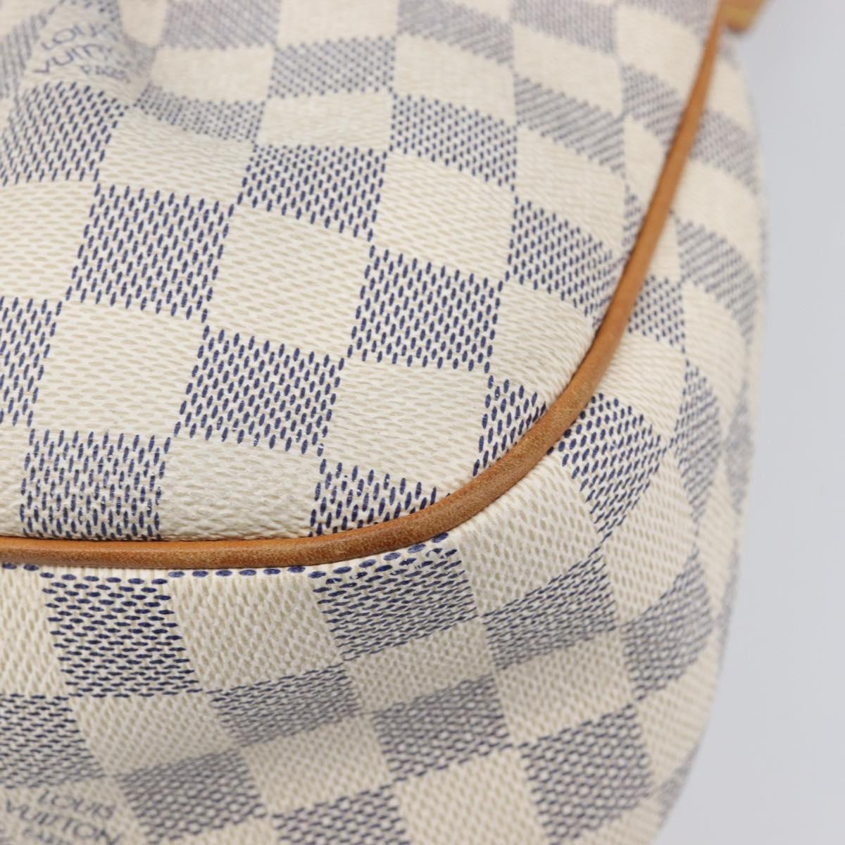 LOUIS VUITTON Damier Azur Siracusa PM Shoulder Bag N41113 LV Auth ka6159A
