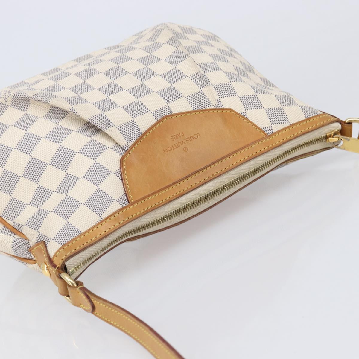 LOUIS VUITTON Damier Azur Siracusa PM Shoulder Bag N41113 LV Auth ka6159A