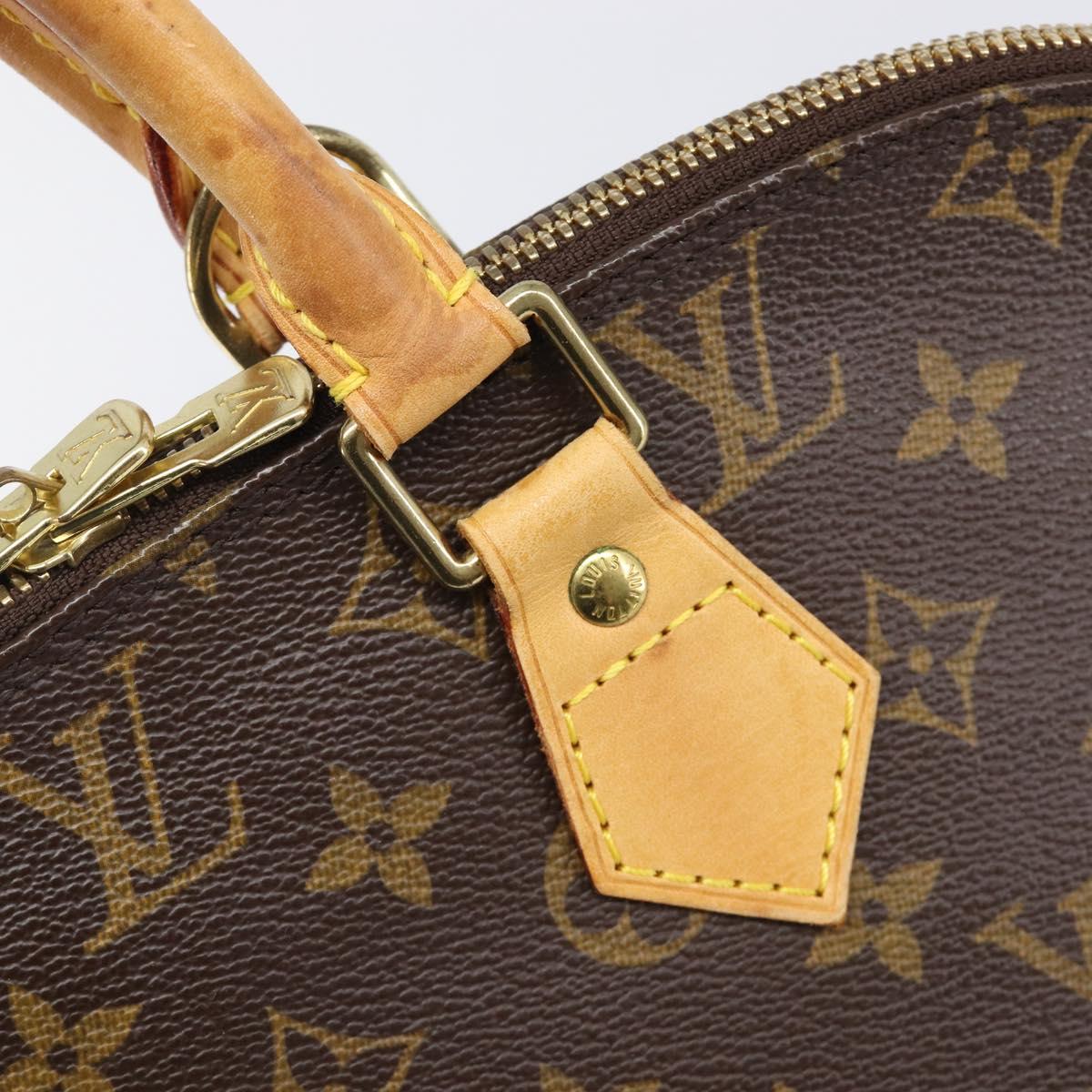 LOUIS VUITTON Monogram Alma Hand Bag M51130 LV Auth ka6161A