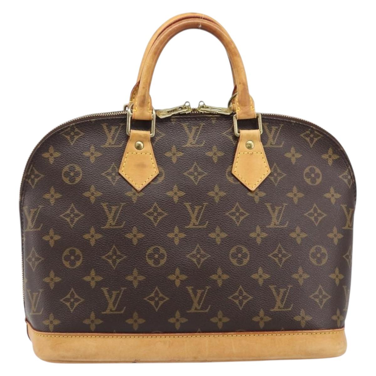 LOUIS VUITTON Monogram Alma Hand Bag M51130 LV Auth ka6161A