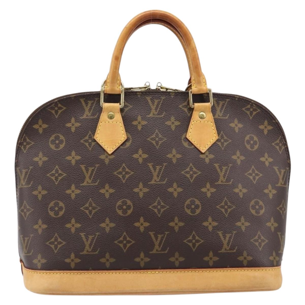 LOUIS VUITTON Monogram Alma Hand Bag M51130 LV Auth ka6161A