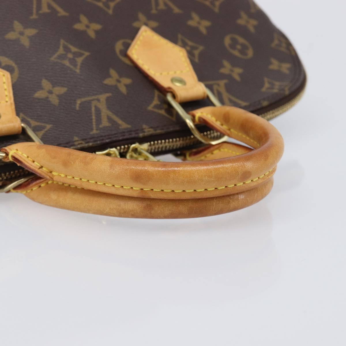 LOUIS VUITTON Monogram Alma Hand Bag M51130 LV Auth ka6161A