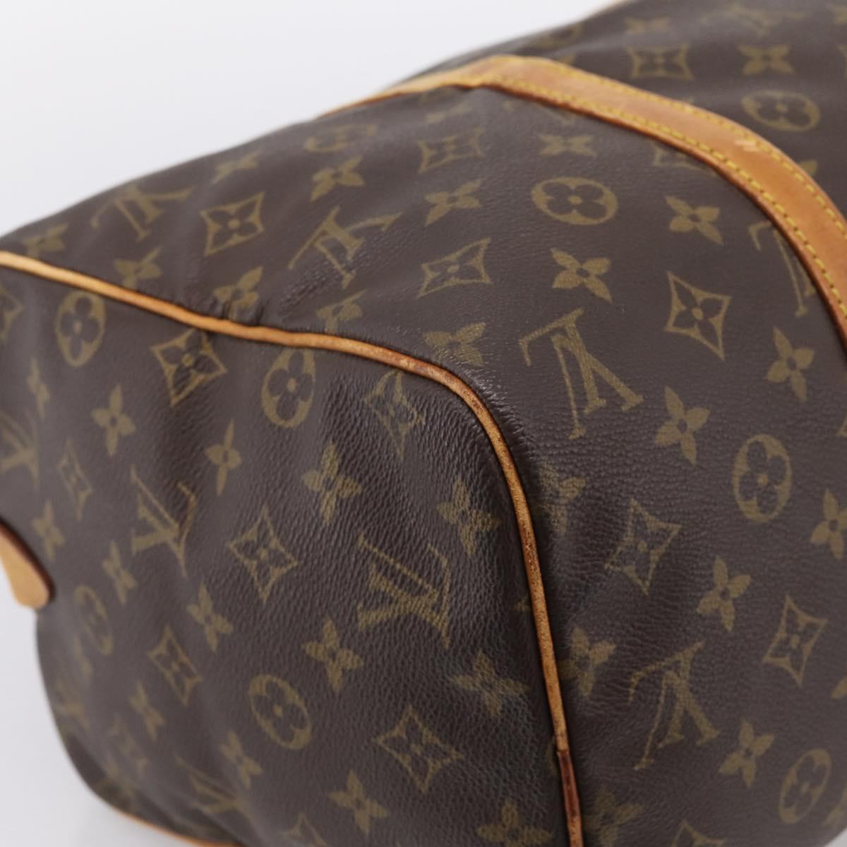 LOUIS VUITTON Monogram Sac Souple 35 Boston Bag M41626 LV Auth ka6164