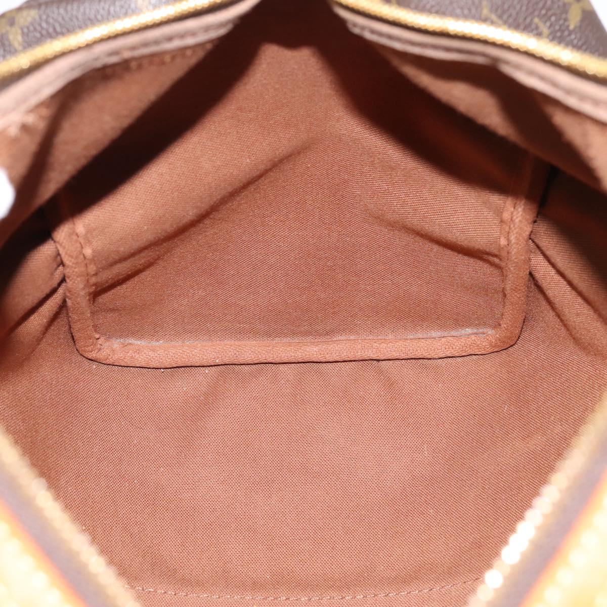 LOUIS VUITTON Monogram Sac Souple 35 Boston Bag M41626 LV Auth ka6164
