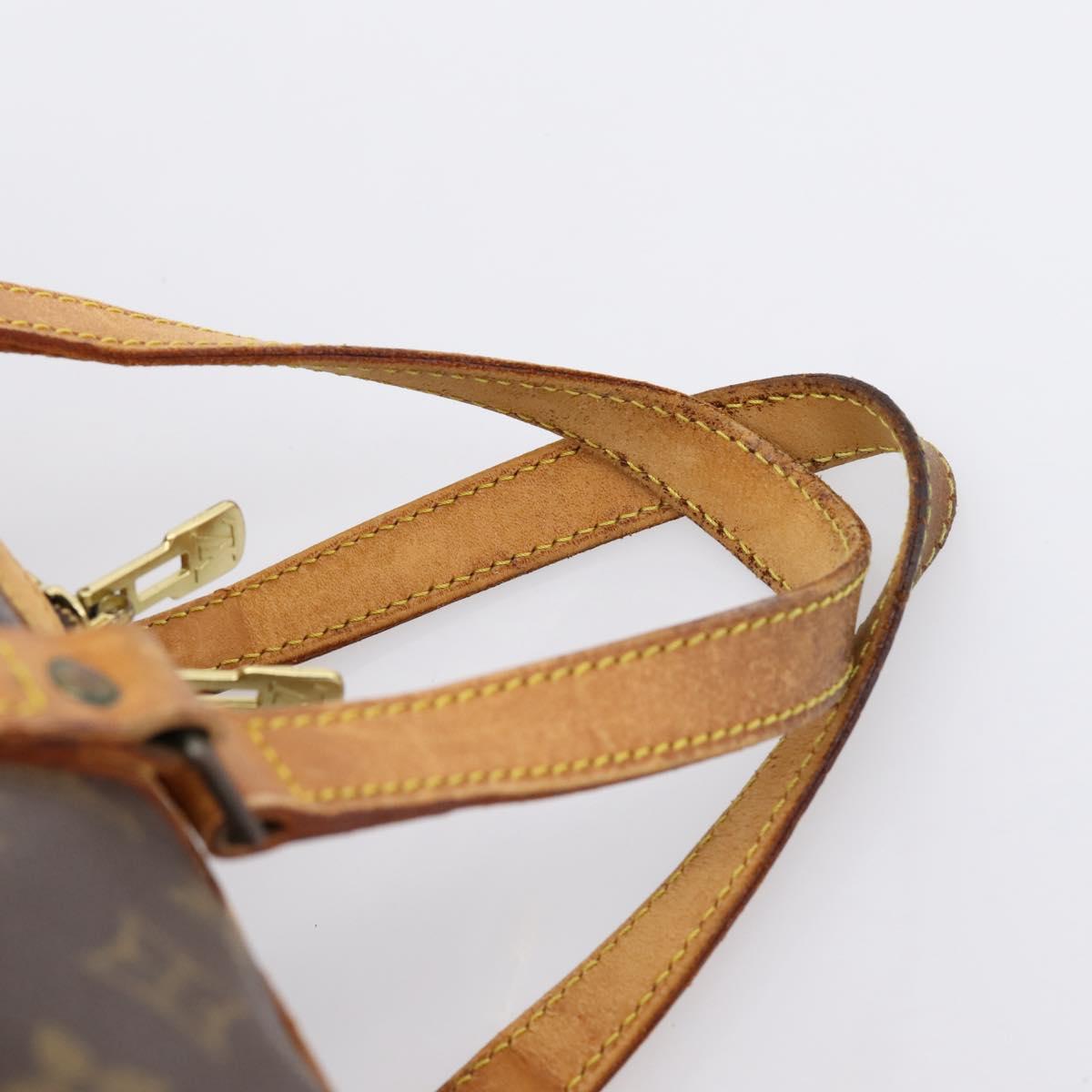 LOUIS VUITTON Monogram Sac Souple 35 Boston Bag M41626 LV Auth ka6164