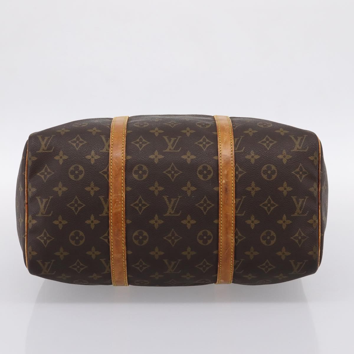 LOUIS VUITTON Monogram Sac Souple 35 Boston Bag M41626 LV Auth ka6164