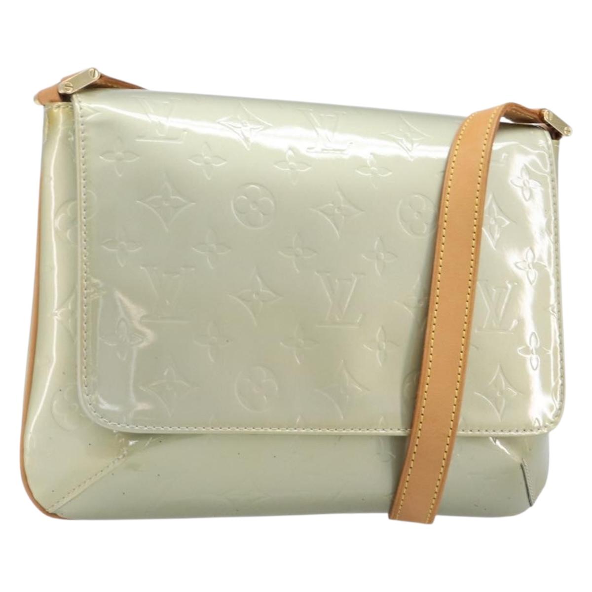 LOUIS VUITTON Monogram Vernis Thompson Street Bag Gris M91008 LV Auth ka6166