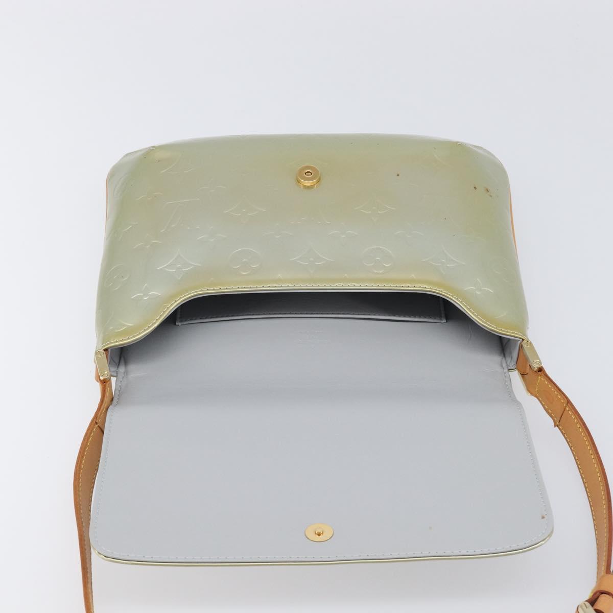 LOUIS VUITTON Monogram Vernis Thompson Street Bag Gris M91008 LV Auth ka6166
