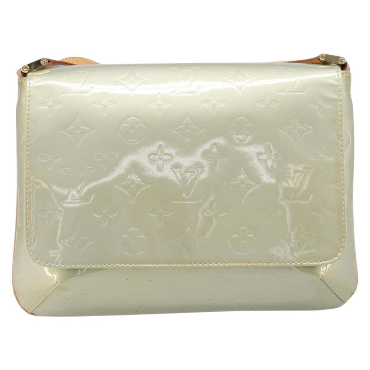 LOUIS VUITTON Monogram Vernis Thompson Street Bag Gris M91008 LV Auth ka6166