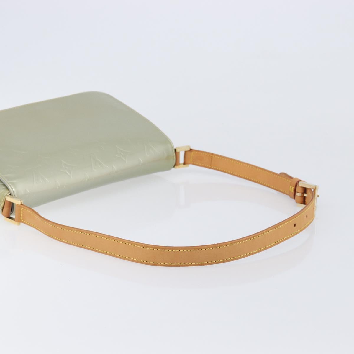 LOUIS VUITTON Monogram Vernis Thompson Street Bag Gris M91008 LV Auth ka6166