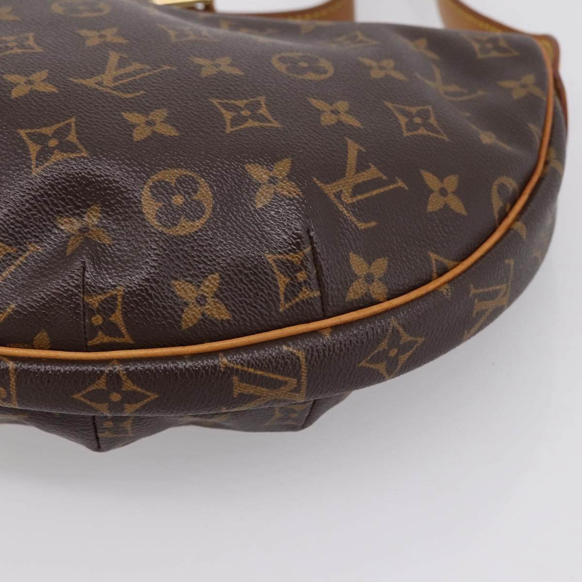 LOUIS VUITTON Monogram Croissant MM Shoulder Bag M51512 LV Auth ka6168V