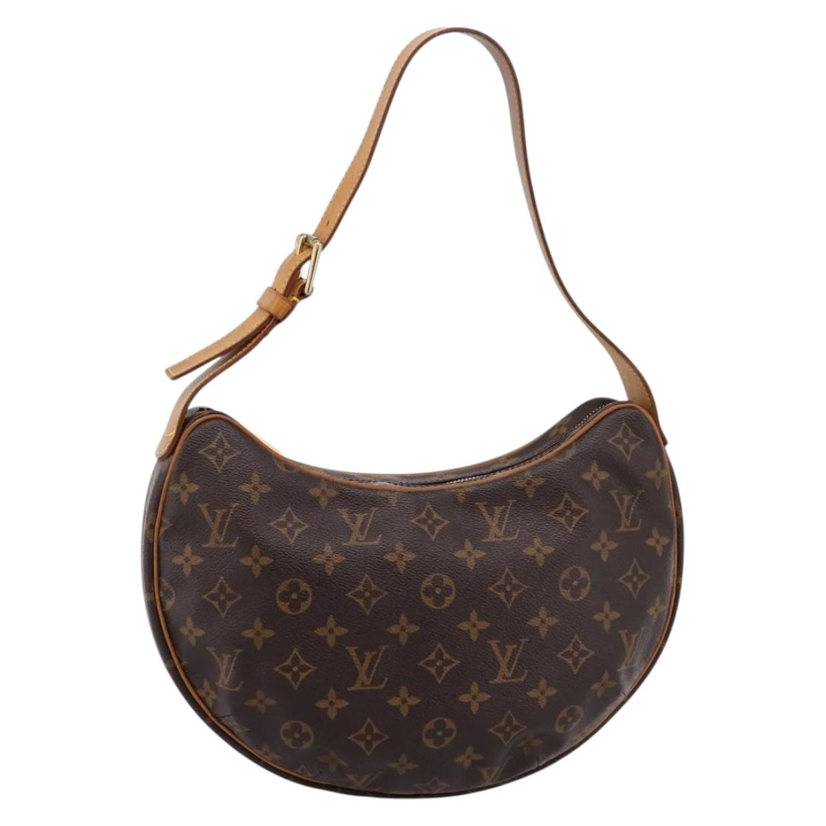 LOUIS VUITTON Monogram Croissant MM Shoulder Bag M51512 LV Auth ka6168V