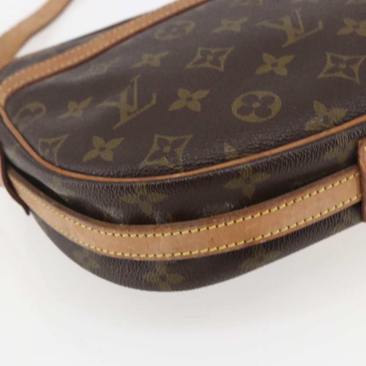 LOUIS VUITTON Monogram Jeune Fille MM Shoulder Bag M51226 LV Auth ka617