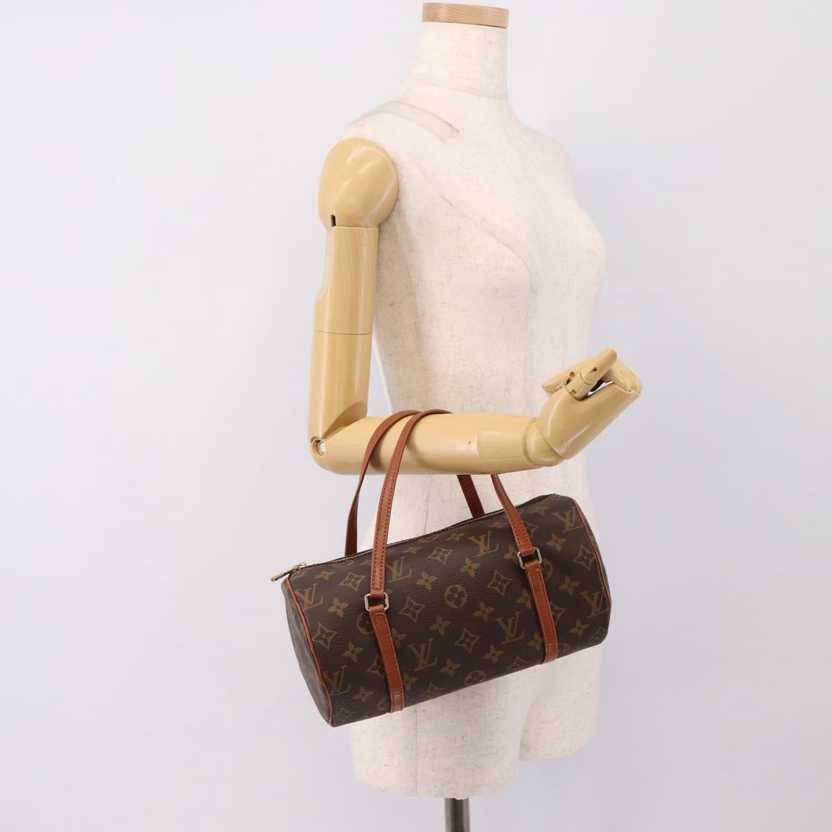 LOUIS VUITTON Monogram Papillon 26 Hand Bag Vintage M51366 LV Auth ka6178A
