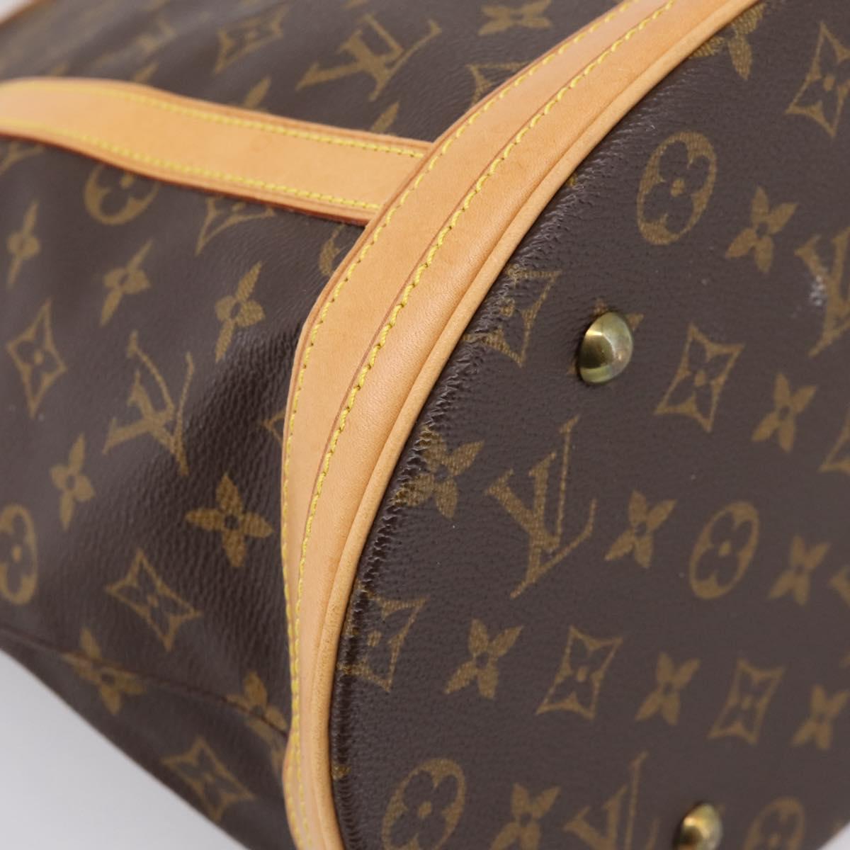 LOUIS VUITTON Monogram Bucket GM Shoulder Bag M42236 LV Auth ka6182