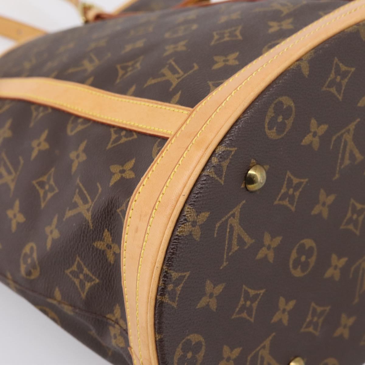 LOUIS VUITTON Monogram Bucket GM Shoulder Bag M42236 LV Auth ka6182