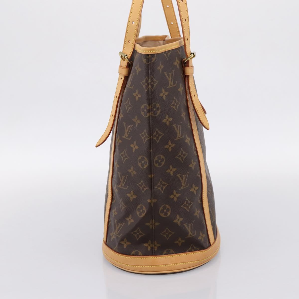LOUIS VUITTON Monogram Bucket GM Shoulder Bag M42236 LV Auth ka6182
