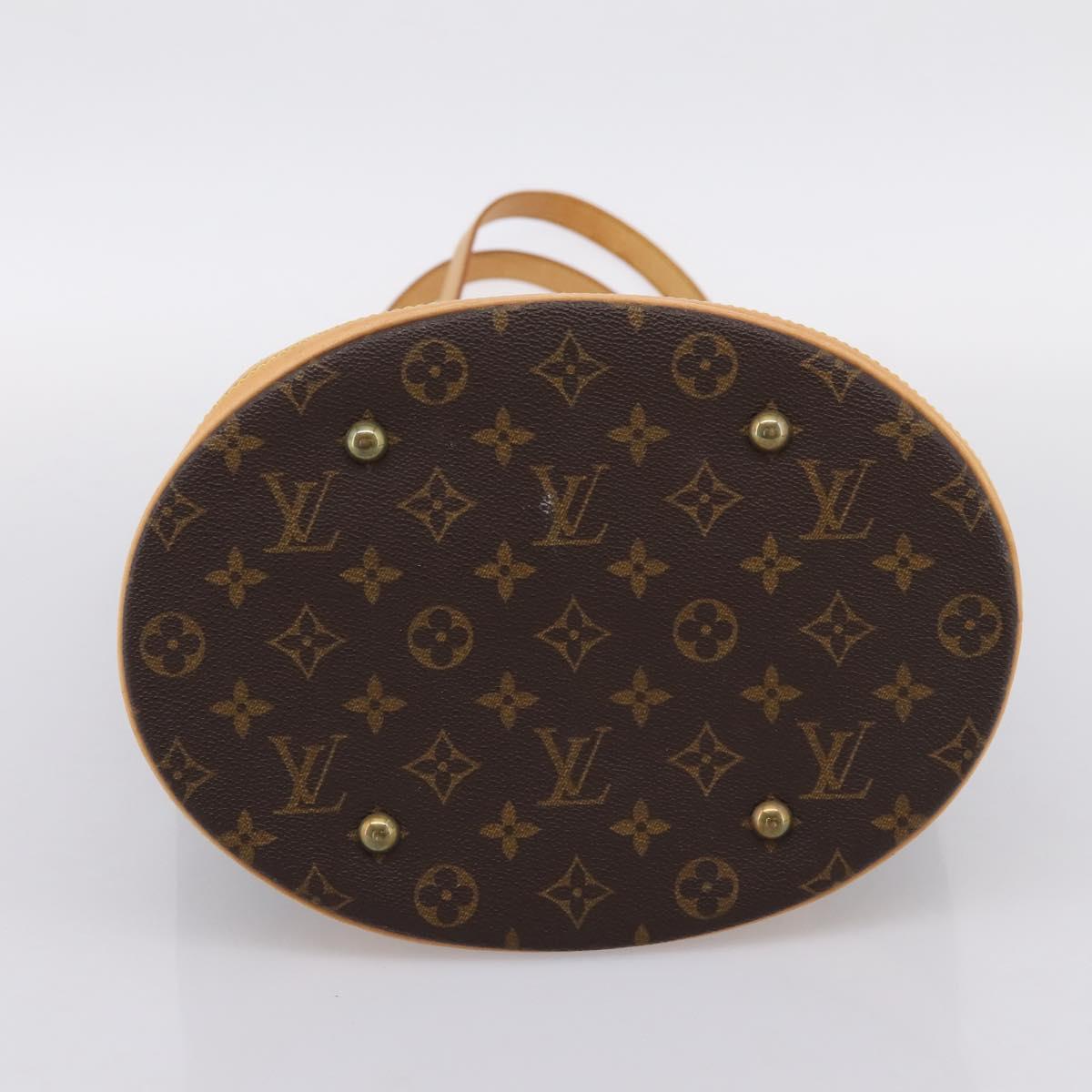 LOUIS VUITTON Monogram Bucket GM Shoulder Bag M42236 LV Auth ka6182
