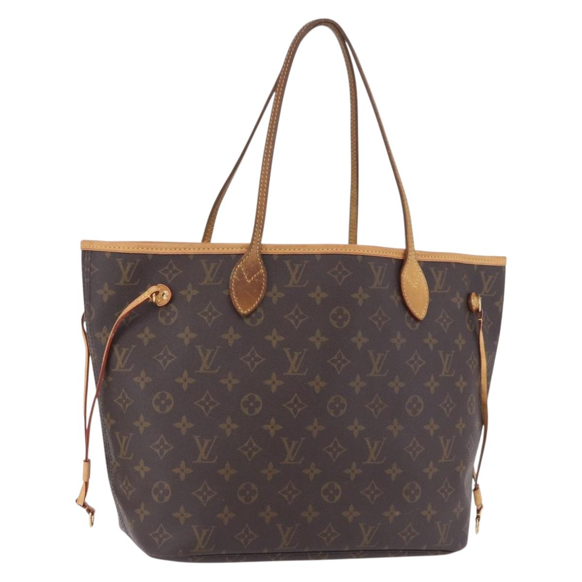 LOUIS VUITTON Monogram Neverfull MM Tote Bag M40156 LV Auth ka6184A