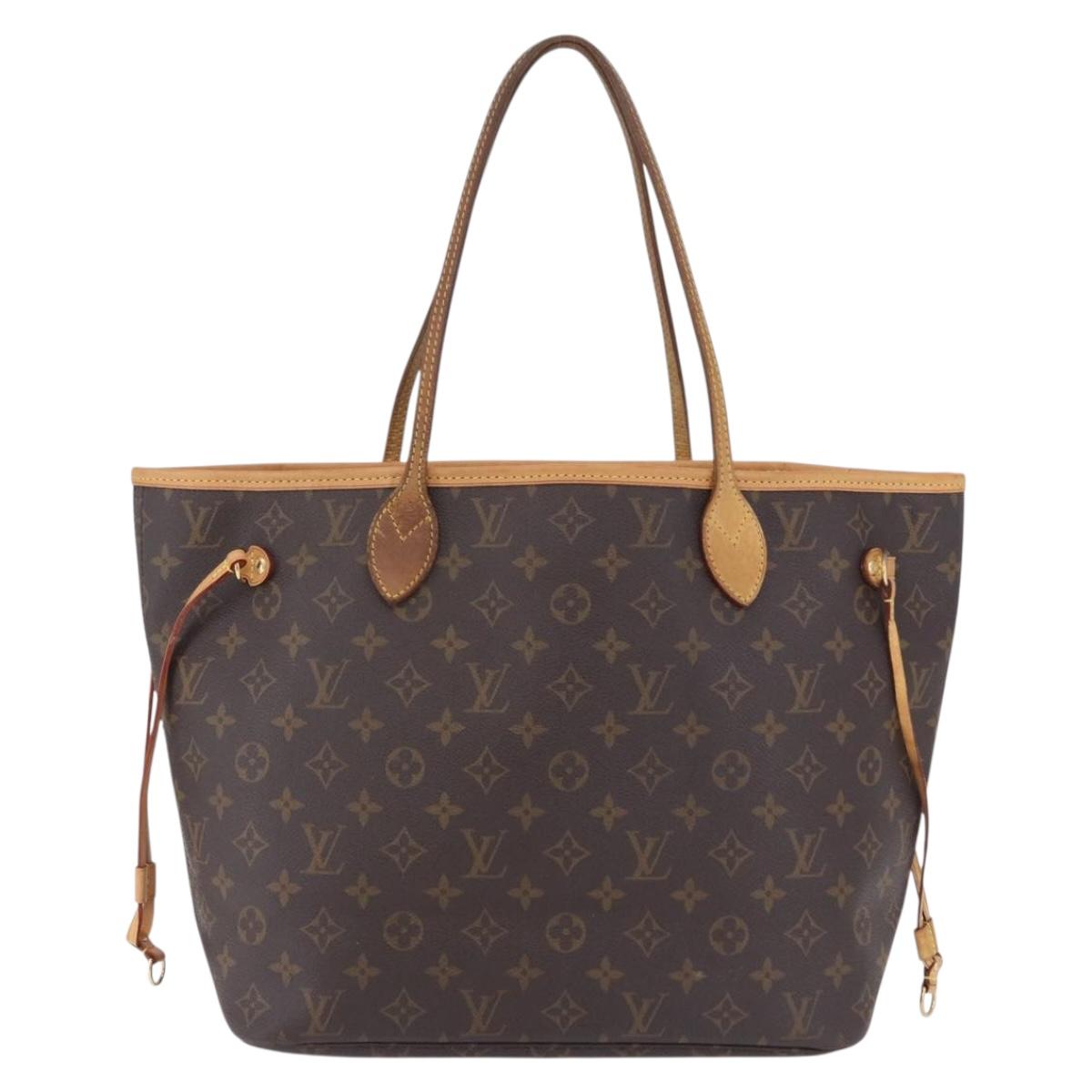 LOUIS VUITTON Monogram Neverfull MM Tote Bag M40156 LV Auth ka6184A