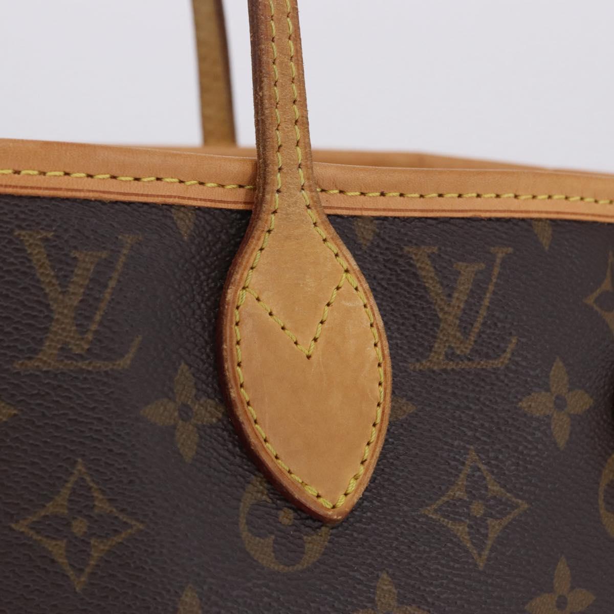LOUIS VUITTON Monogram Neverfull MM Tote Bag M40156 LV Auth ka6184A