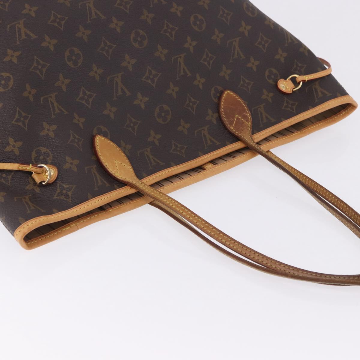 LOUIS VUITTON Monogram Neverfull MM Tote Bag M40156 LV Auth ka6184A