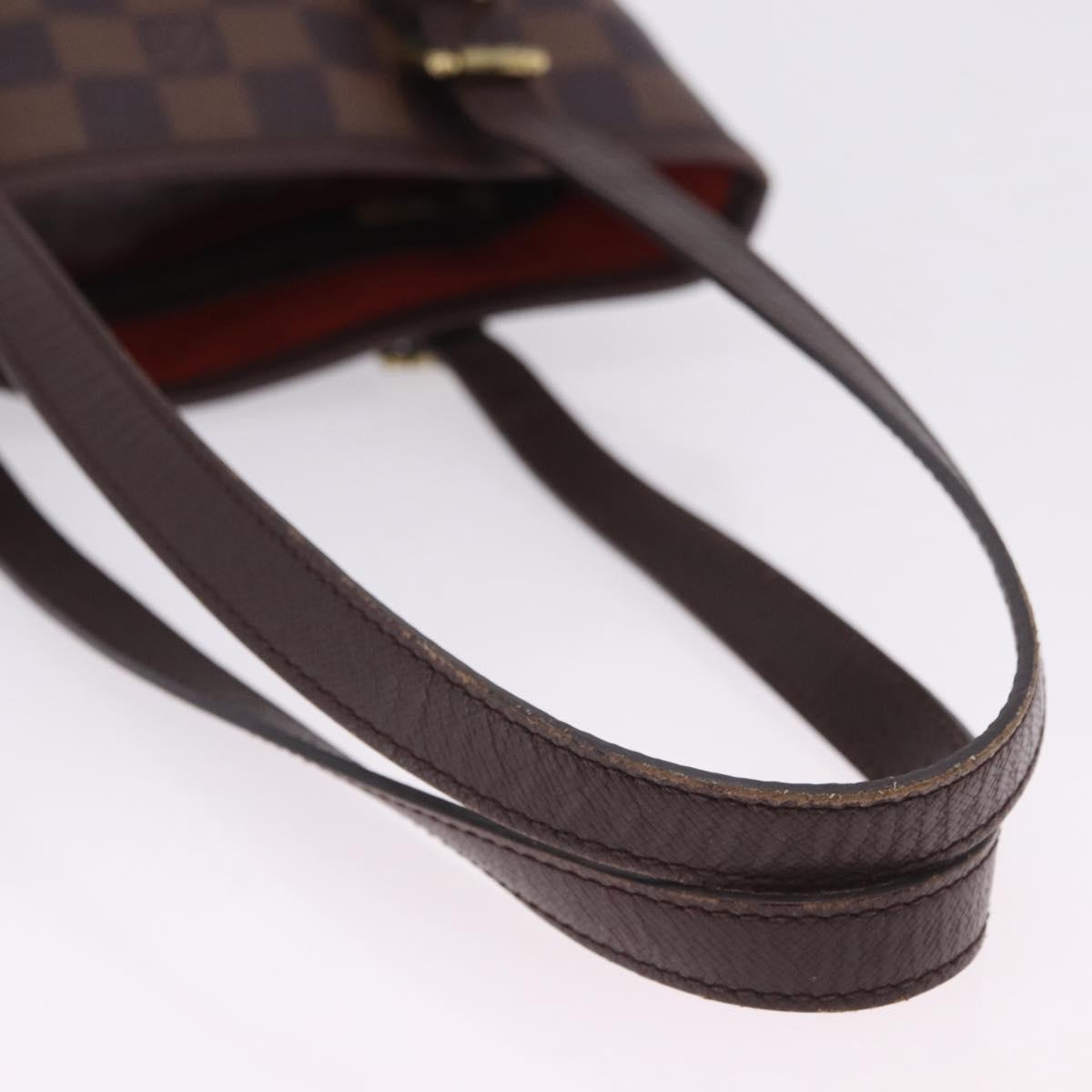 LOUIS VUITTON Damier Ebene Marais Shoulder Bag N42240 LV Auth ka6186