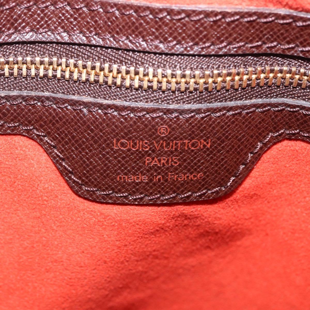 LOUIS VUITTON Damier Ebene Marais Shoulder Bag N42240 LV Auth ka6186