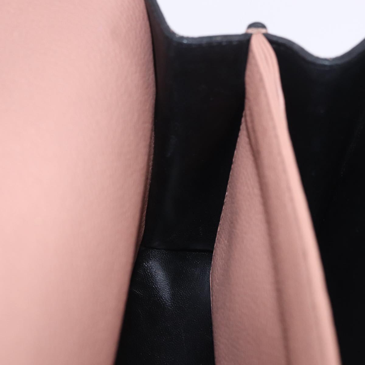 LOEWE Barcelona Shoulder Bag Leather Pink Gold Tone Auth ka6190A