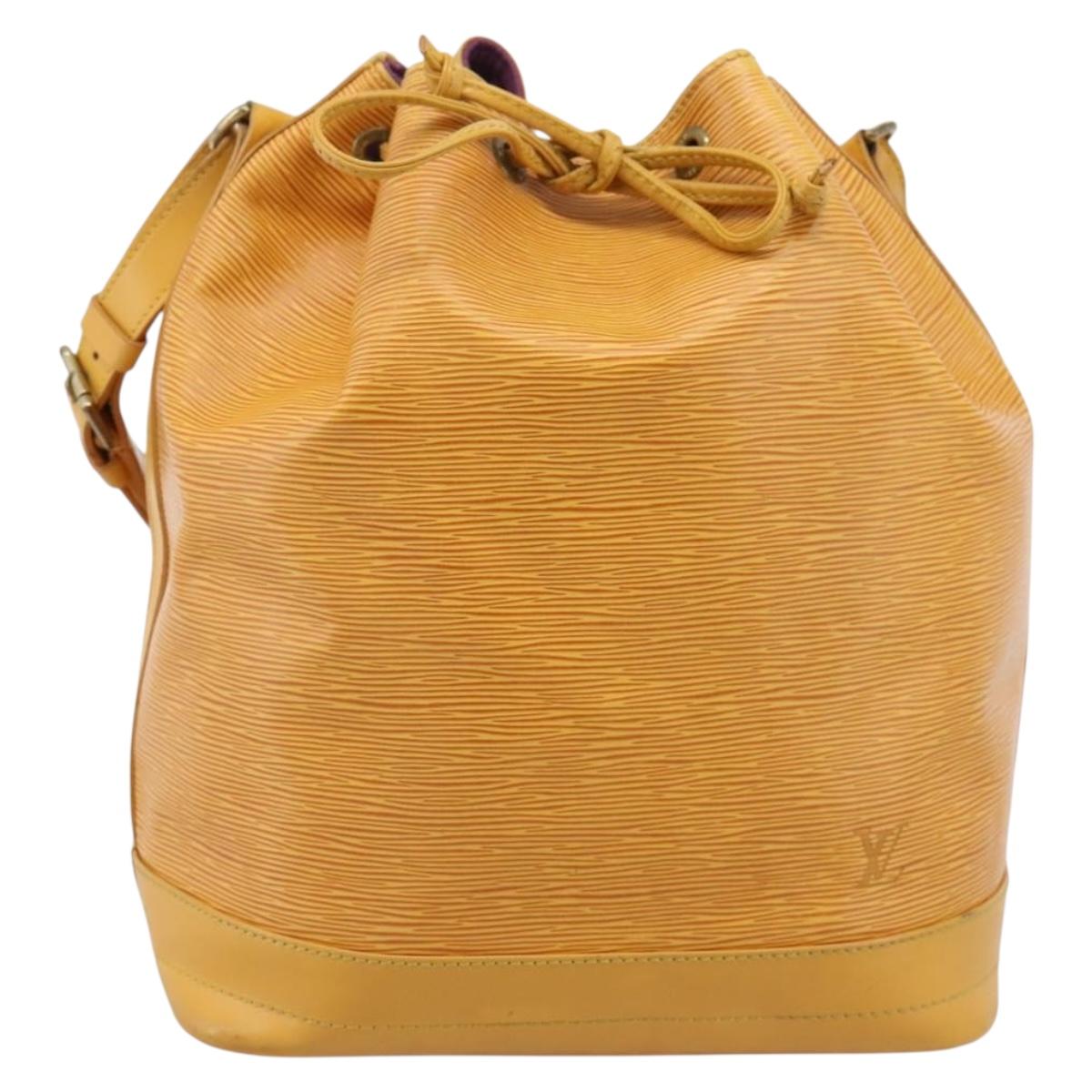 LOUIS VUITTON Epi Noe Shoulder Bag Tassili Yellow M44009 LV Auth ka6193