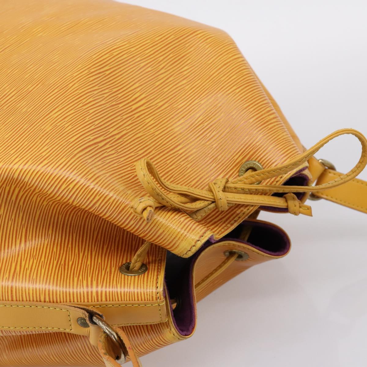 LOUIS VUITTON Epi Noe Shoulder Bag Tassili Yellow M44009 LV Auth ka6193