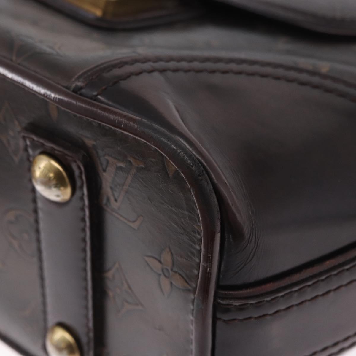 LOUIS VUITTON Monogram Bronze Serjan PM Shoulder Bag Bronze M95463 Auth ka6195V