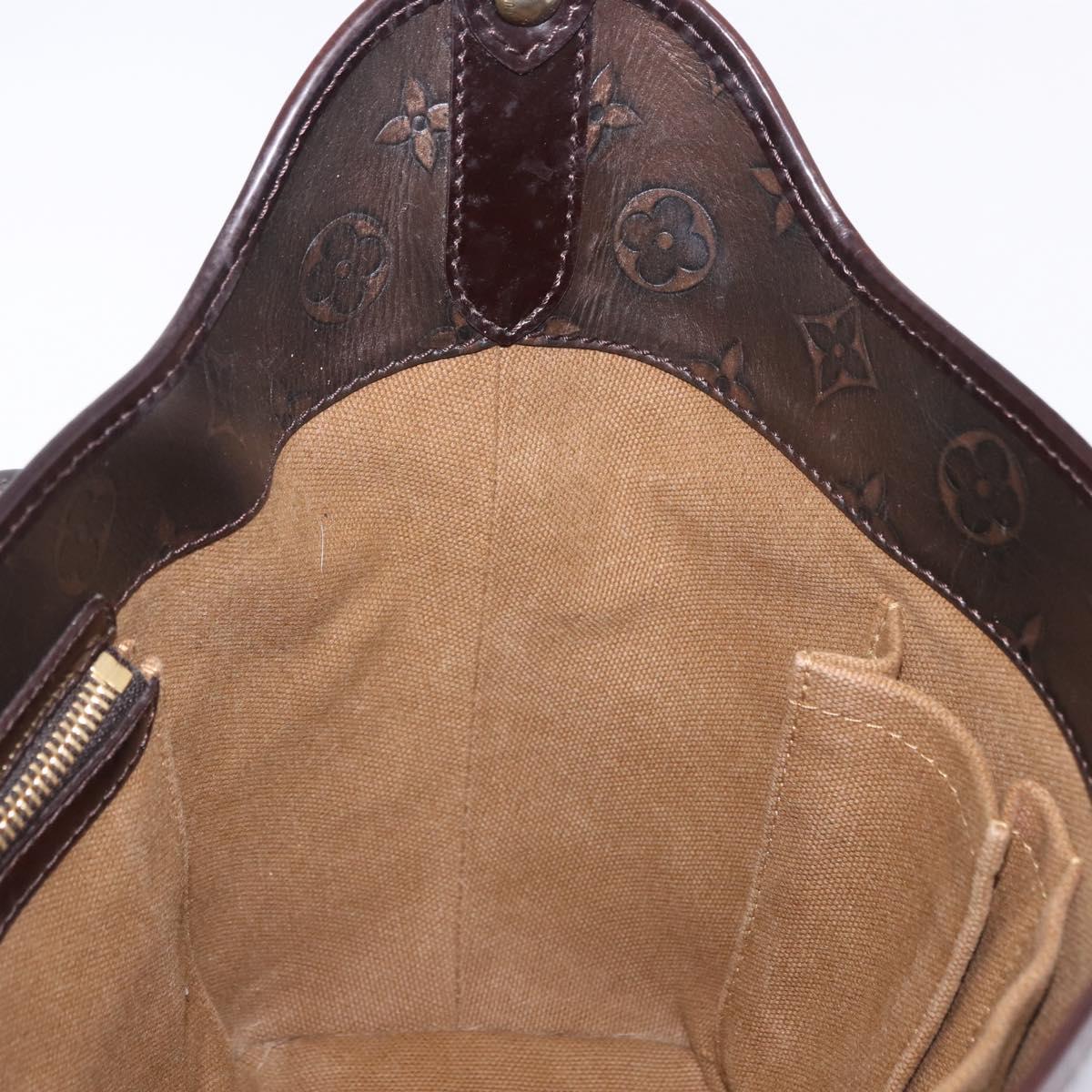 LOUIS VUITTON Monogram Bronze Serjan PM Shoulder Bag Bronze M95463 Auth ka6195V