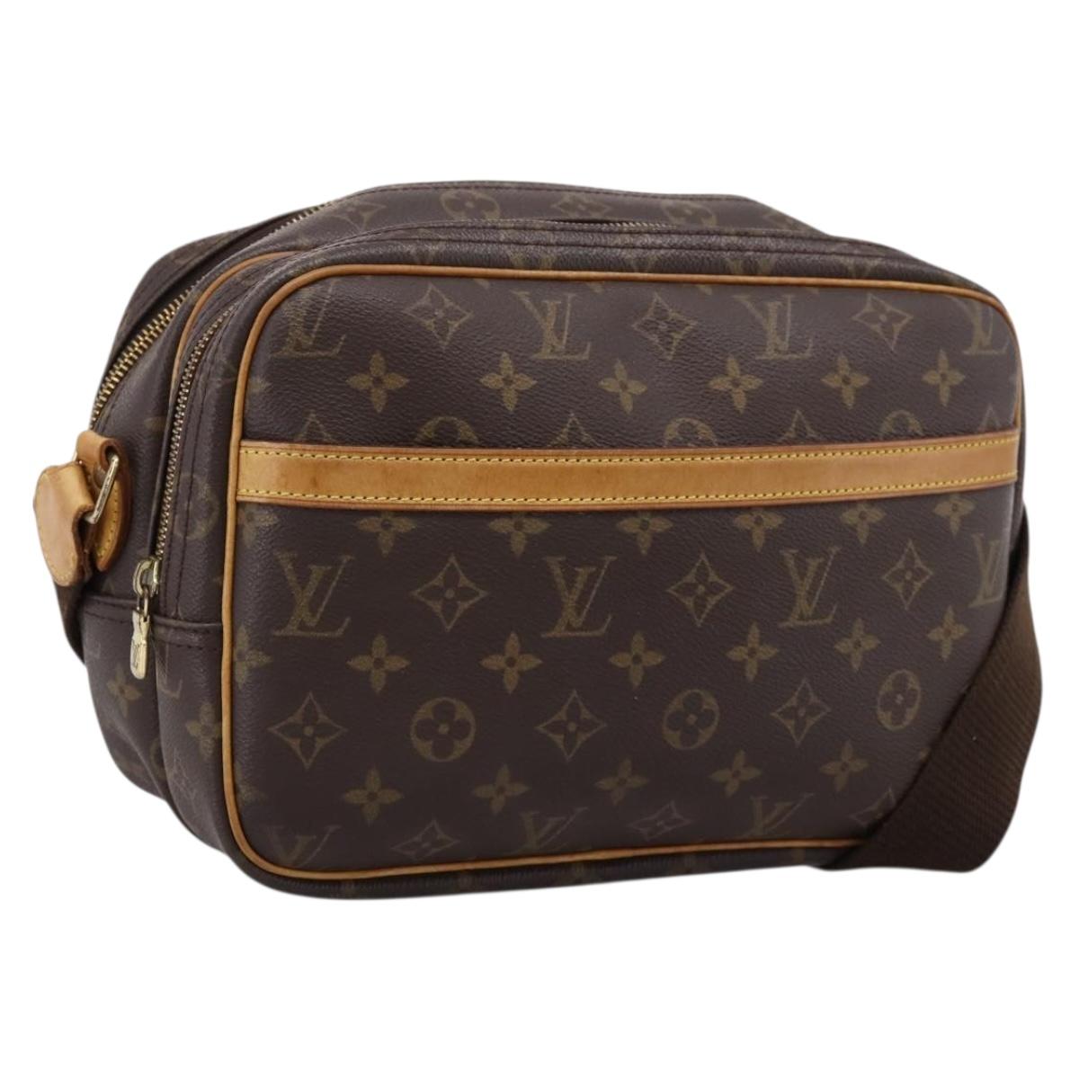 LOUIS VUITTON Monogram Reporter PM Shoulder Bag M45254 LV Auth ka6202A